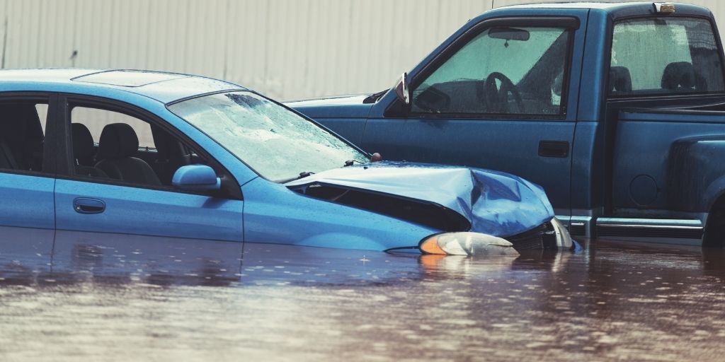 zona catastrófica daños coche